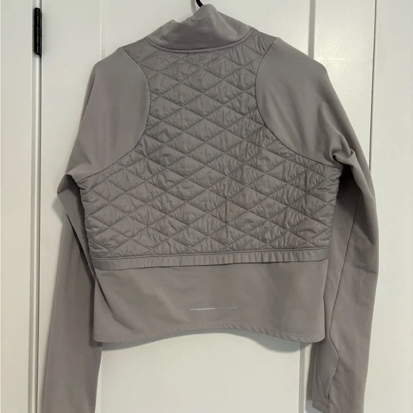 Nike AeroLayer Thermo Running Jacket Atmosphere Grey‎ Women's Size Medium - Picture 5 of 13